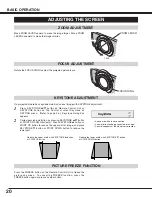 Preview for 20 page of Canon LV-X2 Owner'S Manual