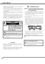 Preview for 4 page of Canon LV-X4 LV-7230 Owner'S Manual
