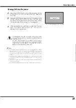 Предварительный просмотр 21 страницы Canon LV-X4 LV-7230 Owner'S Manual