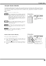 Preview for 27 page of Canon LV-X4 LV-7230 Owner'S Manual