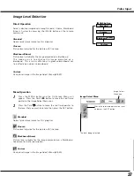 Preview for 37 page of Canon LV-X4 LV-7230 Owner'S Manual