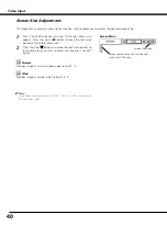 Предварительный просмотр 40 страницы Canon LV-X4 LV-7230 Owner'S Manual