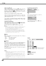 Preview for 42 page of Canon LV-X4 LV-7230 Owner'S Manual