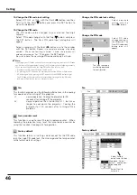 Предварительный просмотр 46 страницы Canon LV-X4 LV-7230 Owner'S Manual