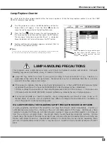 Preview for 51 page of Canon LV-X4 LV-7230 Owner'S Manual