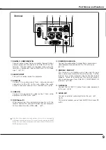 Предварительный просмотр 9 страницы Canon LV-X4 Owner'S Manual