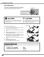 Предварительный просмотр 50 страницы Canon LV-X4E Owner'S Manual