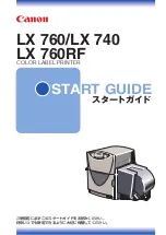 Canon LX 760 Start Manual preview