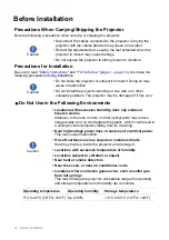 Preview for 16 page of Canon LX-MH502Z User Manual