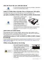 Preview for 17 page of Canon LX-MH502Z User Manual