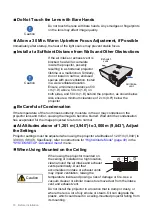 Preview for 18 page of Canon LX-MU500Z User Manual