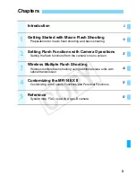 Preview for 5 page of Canon Macro ring lite MR-14EX II User Manual