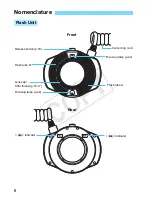 Preview for 8 page of Canon Macro ring lite MR-14EX II User Manual