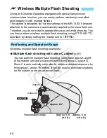 Preview for 44 page of Canon Macro ring lite MR-14EX II User Manual