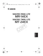 Preview for 47 page of Canon MACRO SPEEDLITE MR-14EX Instruction Manual