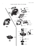 Preview for 14 page of Canon MACRO SPEEDLITE MT-24EX Parts Catalog