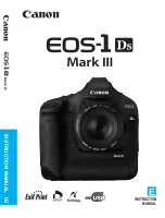 Предварительный просмотр 1 страницы Canon MARK III EOS-1 DS Instruction Manual