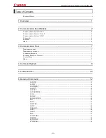 Предварительный просмотр 3 страницы Canon MARKLL WUX10 Command List