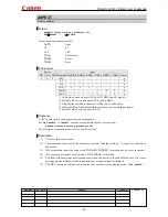 Preview for 20 page of Canon MARKLL WUX10 Command List