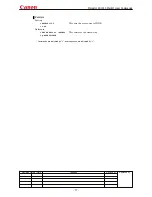 Предварительный просмотр 21 страницы Canon MARKLL WUX10 Command List