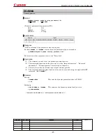 Предварительный просмотр 31 страницы Canon MARKLL WUX10 Command List