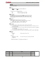 Предварительный просмотр 33 страницы Canon MARKLL WUX10 Command List