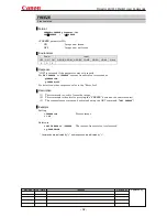 Preview for 36 page of Canon MARKLL WUX10 Command List