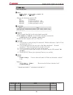 Preview for 38 page of Canon MARKLL WUX10 Command List