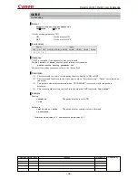 Preview for 40 page of Canon MARKLL WUX10 Command List