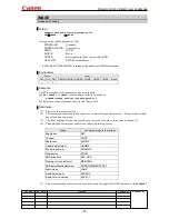 Предварительный просмотр 44 страницы Canon MARKLL WUX10 Command List