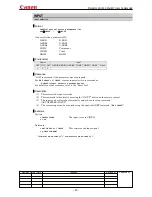 Предварительный просмотр 47 страницы Canon MARKLL WUX10 Command List