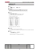 Preview for 50 page of Canon MARKLL WUX10 Command List