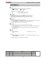 Предварительный просмотр 52 страницы Canon MARKLL WUX10 Command List