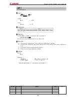 Предварительный просмотр 53 страницы Canon MARKLL WUX10 Command List