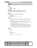 Предварительный просмотр 55 страницы Canon MARKLL WUX10 Command List