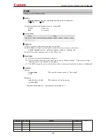 Preview for 58 page of Canon MARKLL WUX10 Command List