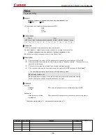 Preview for 62 page of Canon MARKLL WUX10 Command List