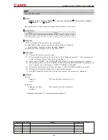 Предварительный просмотр 71 страницы Canon MARKLL WUX10 Command List