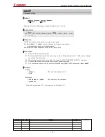 Предварительный просмотр 75 страницы Canon MARKLL WUX10 Command List