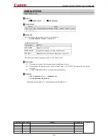 Предварительный просмотр 76 страницы Canon MARKLL WUX10 Command List