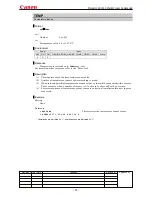 Предварительный просмотр 77 страницы Canon MARKLL WUX10 Command List