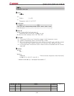 Предварительный просмотр 78 страницы Canon MARKLL WUX10 Command List