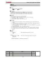 Предварительный просмотр 79 страницы Canon MARKLL WUX10 Command List