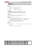 Предварительный просмотр 84 страницы Canon MARKLL WUX10 Command List