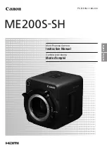 Предварительный просмотр 1 страницы Canon ME200S-SH Instruction Manual