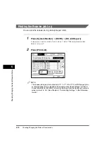 Предварительный просмотр 162 страницы Canon MF7280 - ImageCLASS B/W Laser Sending Manual