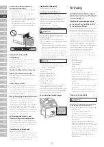 Предварительный просмотр 12 страницы Canon MF832Cdw Important Safety Instructions Manual