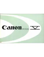 Предварительный просмотр 4 страницы Canon Model V Instructions Manual