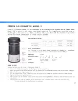 Предварительный просмотр 29 страницы Canon Motor Zoom 8 EEE Instruction Manual