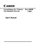 Предварительный просмотр 2 страницы Canon MP-C545 User Manual